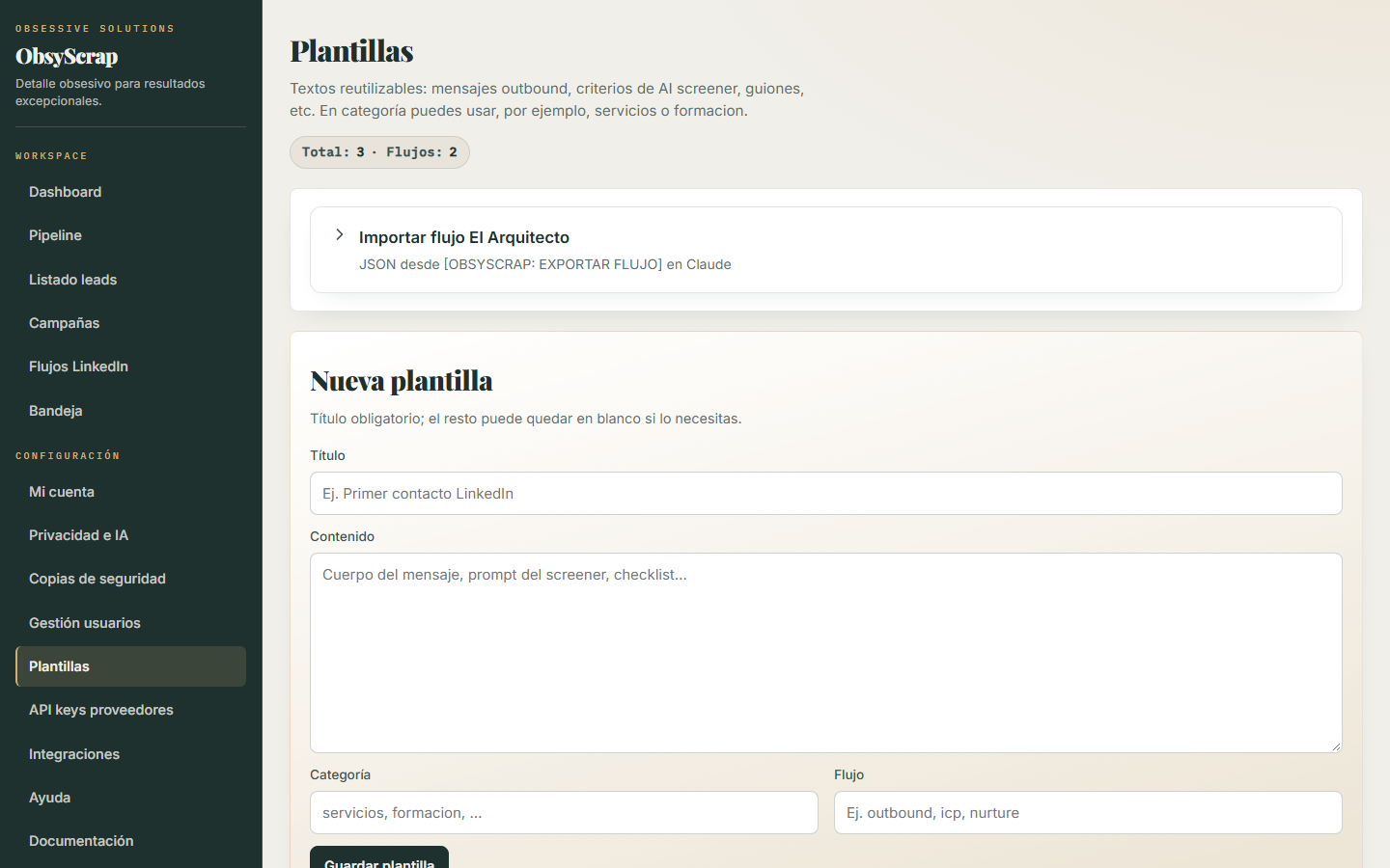 Plantillas